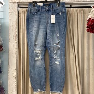 Judy Blue Mid Rise Skinny Jeans
